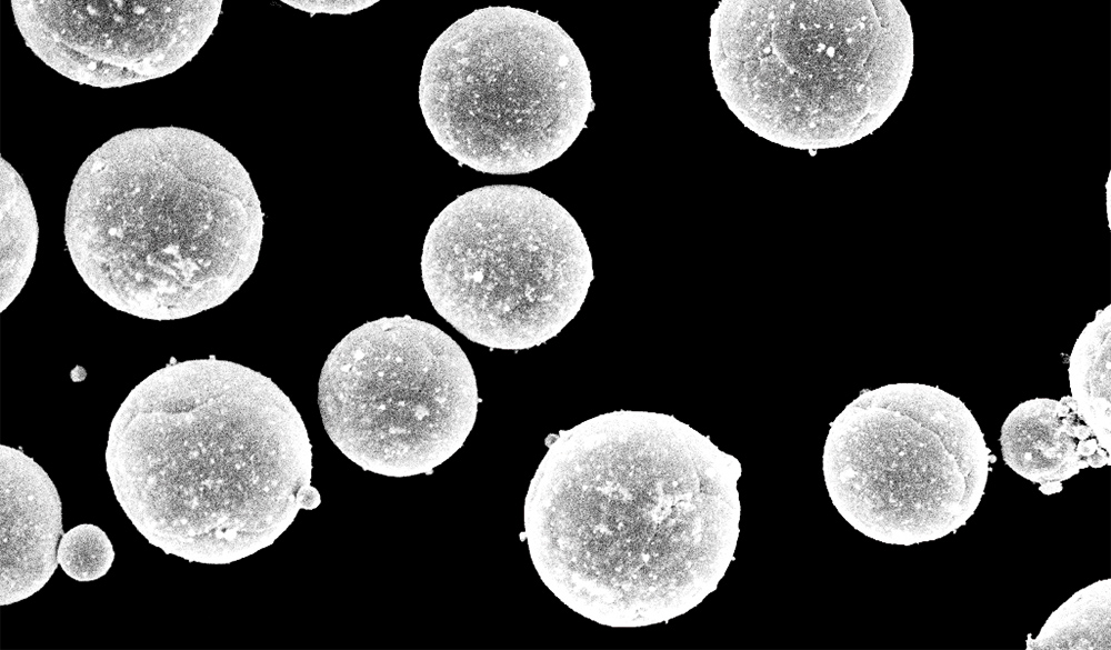 Microscopic Image of Niobium Powder